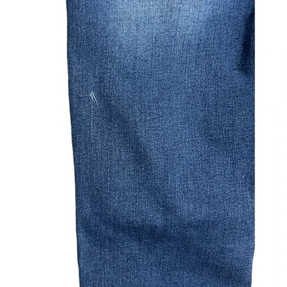 Hudson Jeans Girl Size 14 Blue Distressed Slim Fit Denim Pants Stretch Whiskered